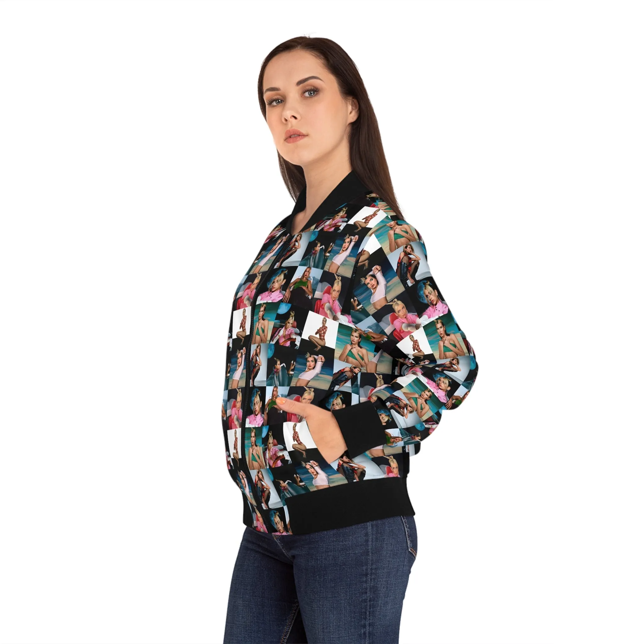 Dua Lipa Future Nostalgia Mosaic Women's Bomber Jacket