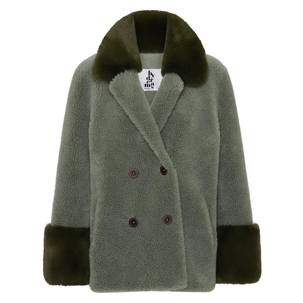 Fiona Wool Coat Short - Green
