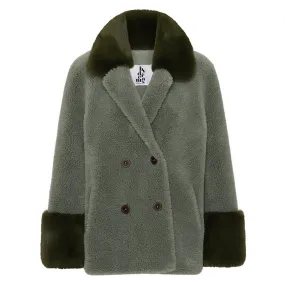 Fiona Wool Coat Short - Green