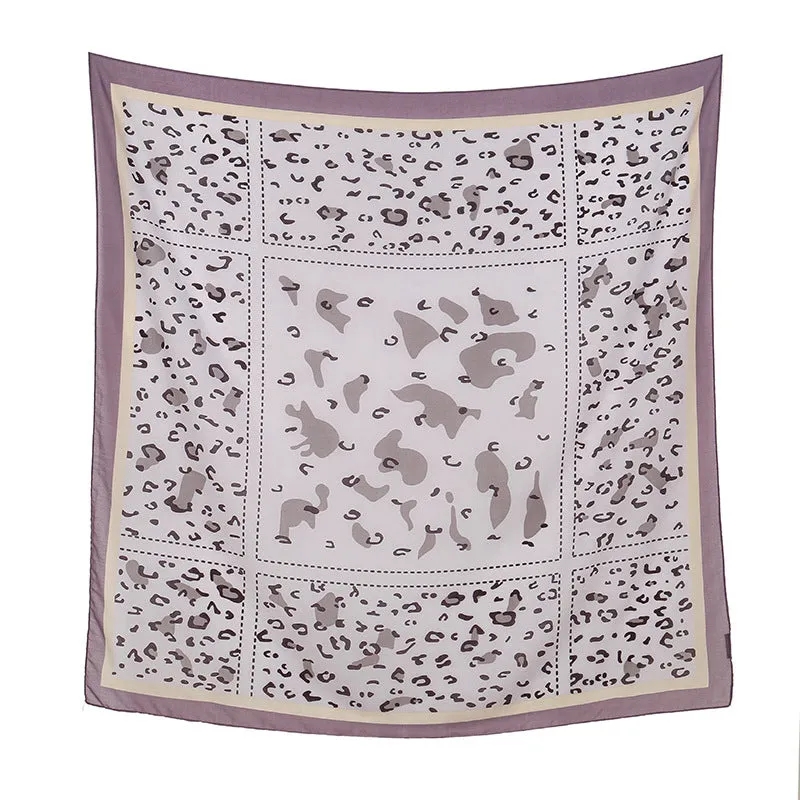 FJ856  110*110 Printed  Floral print towel Printed spring