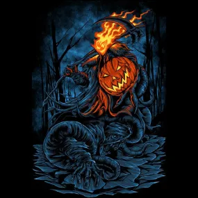 Flaming Pumpkin Skin