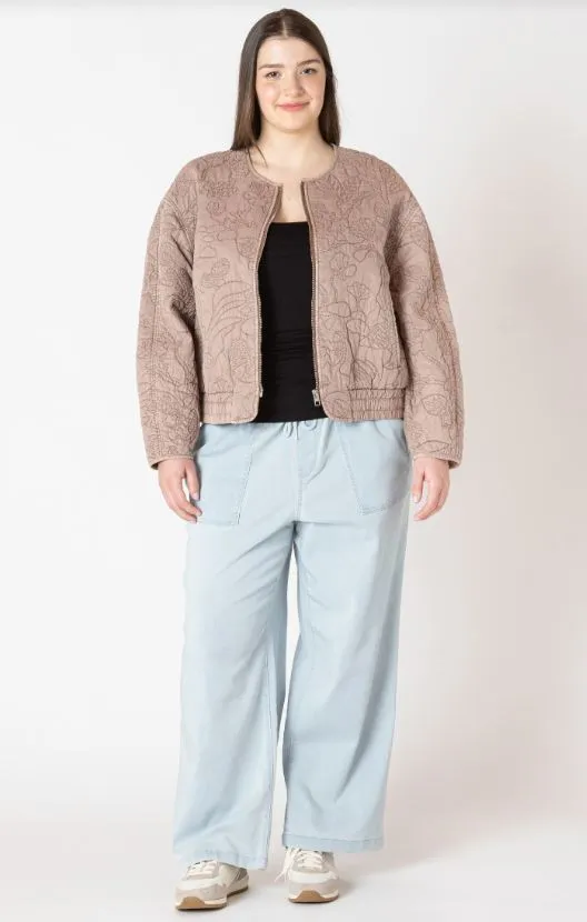 Floral Bomber Jacket