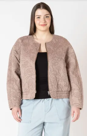 Floral Bomber Jacket
