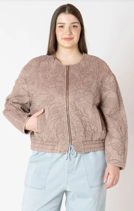 Floral Bomber Jacket