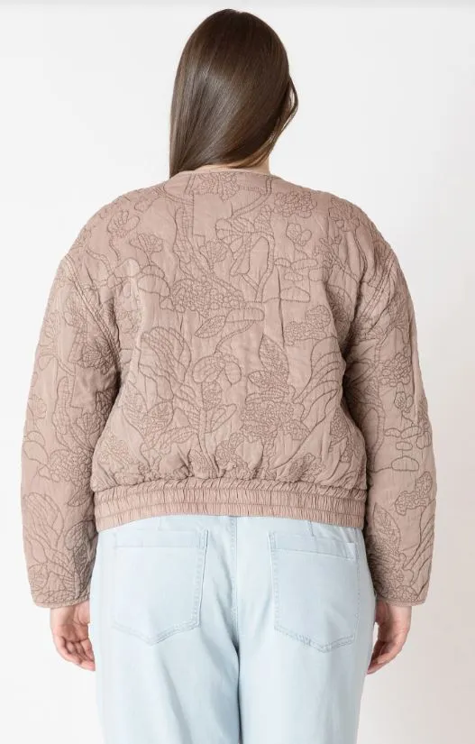 Floral Bomber Jacket