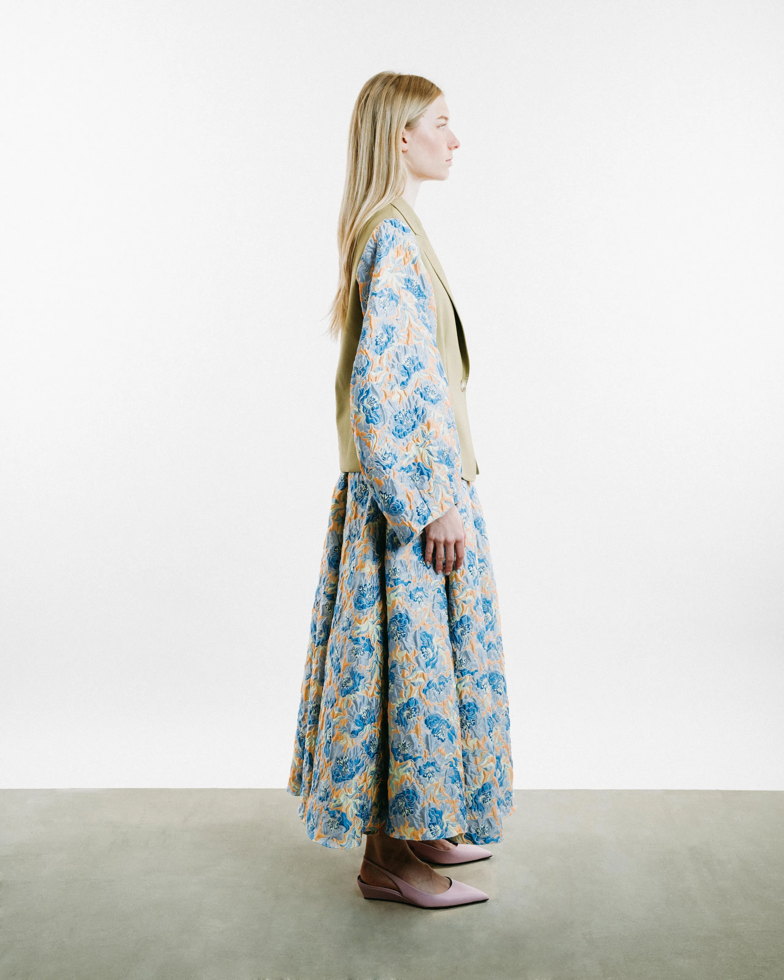 Full Pleated Skirt