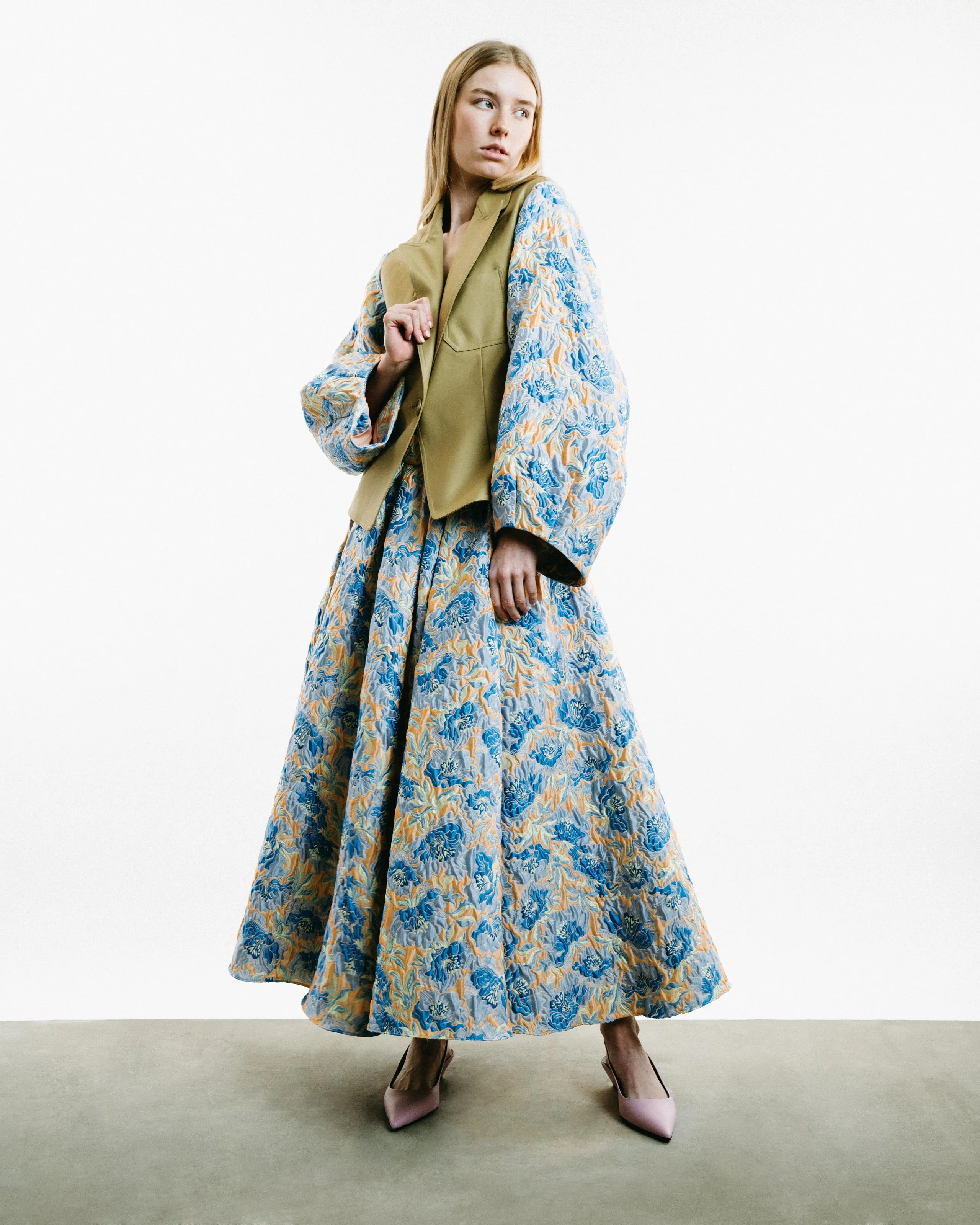 Full Pleated Skirt