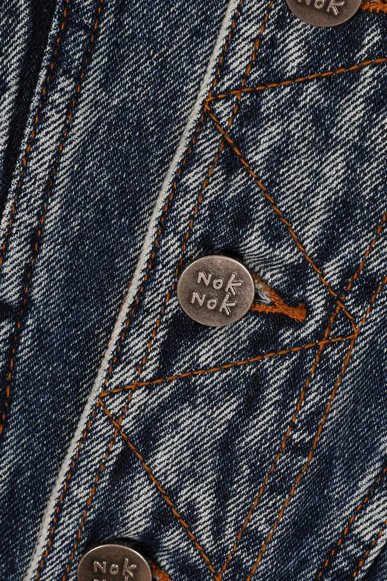 GREEN EYES- VINTAGE OVERSIZED CROPPED TRUCKER DENIM JACKET