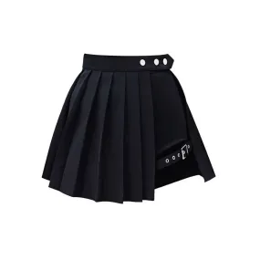 Harajuku Punk Gothic Black Mini Skirt