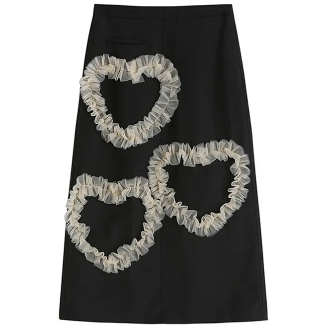 High Waist Long Skirt