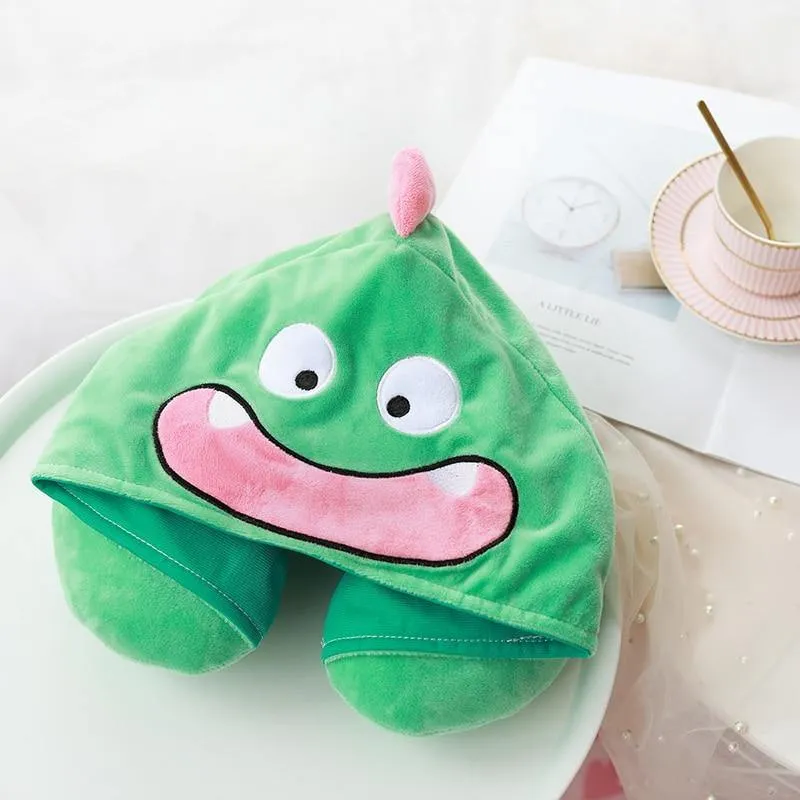 Hoodie Pillow Cute Cat U Shape