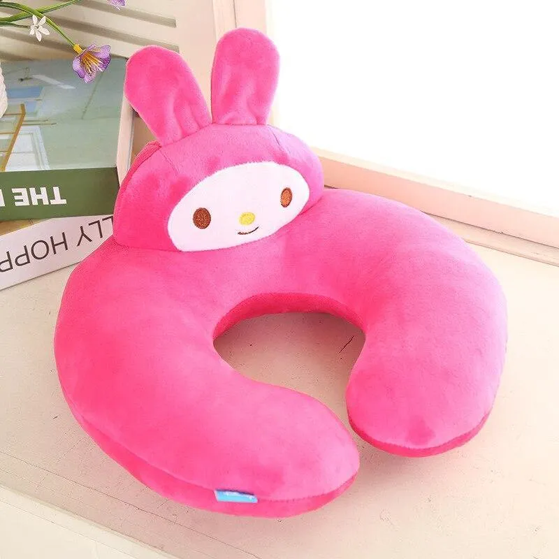 Hoodie Pillow Cute Cat U Shape