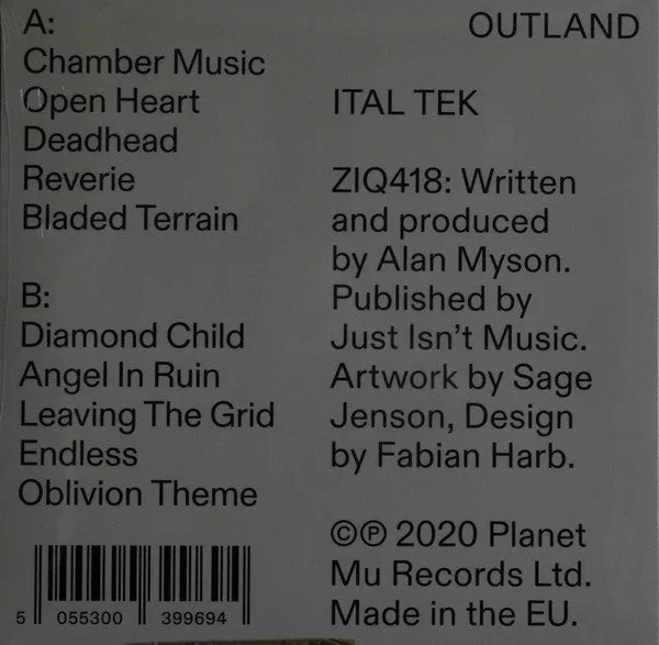 Ital Tek - Outland