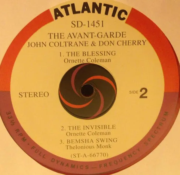 John Coltrane And Don Cherry - The Avant-Garde (LP, Album, Ltd, RE, 180) (VG )