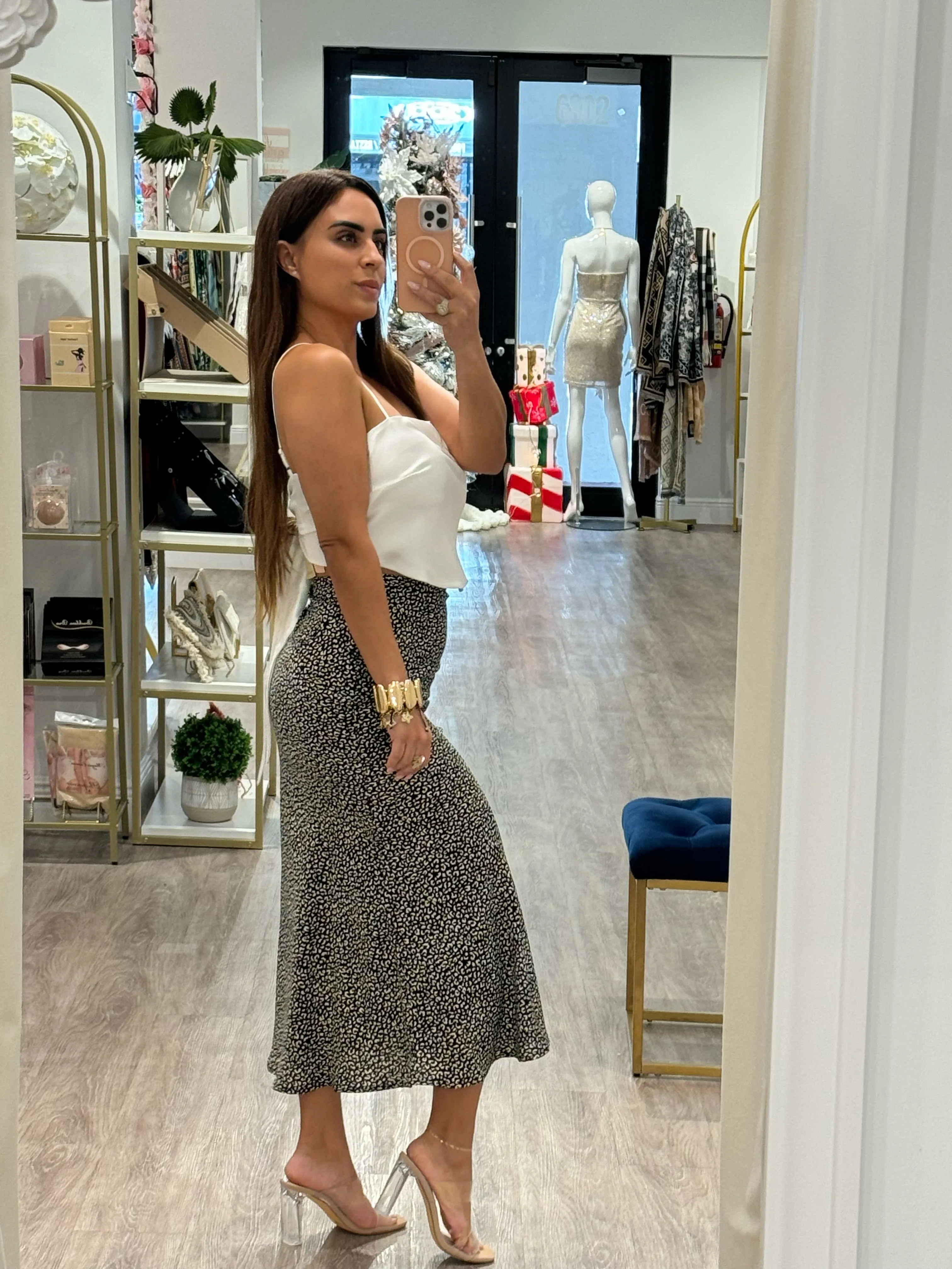 Katy Print Skirt