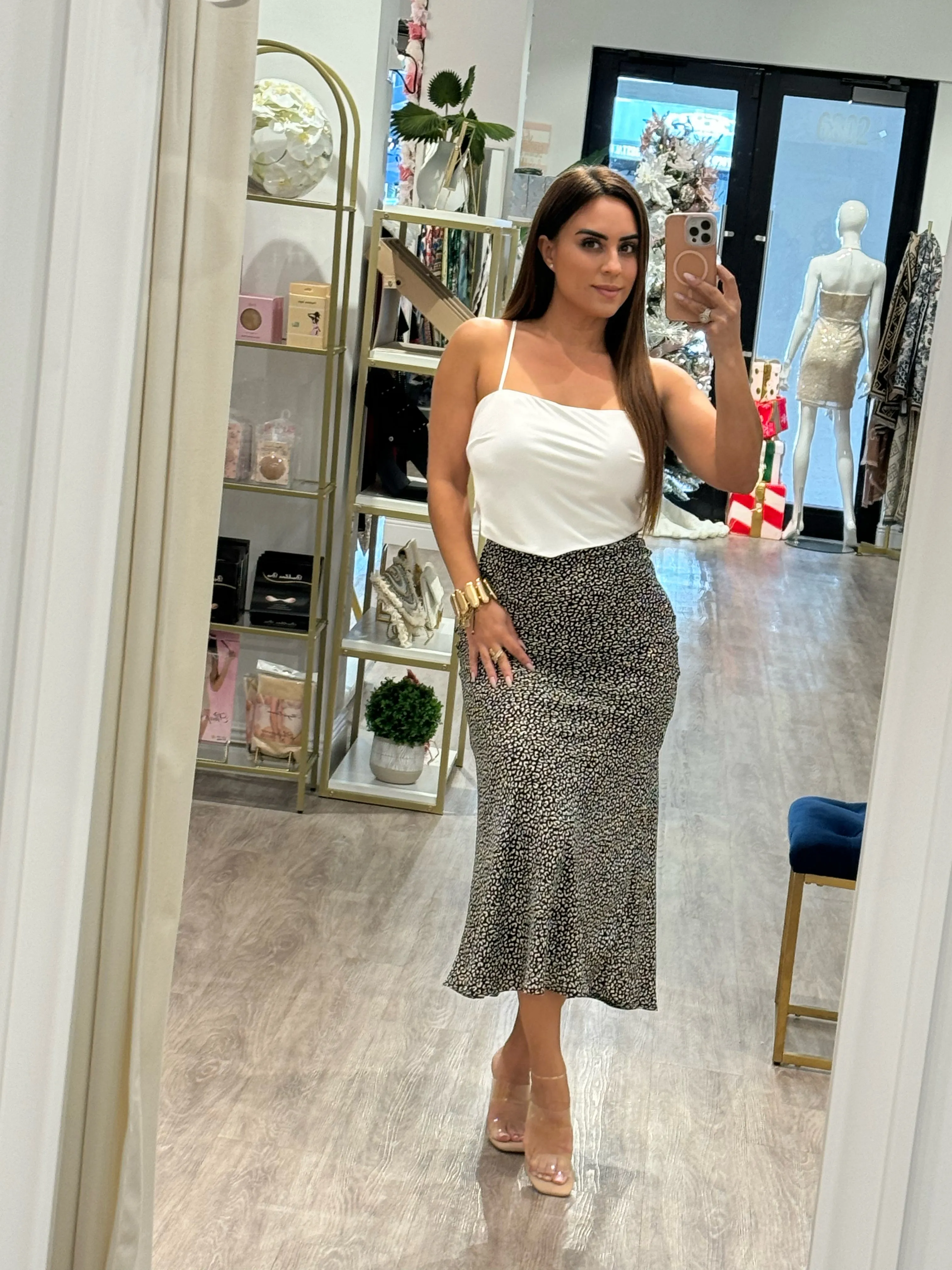 Katy Print Skirt