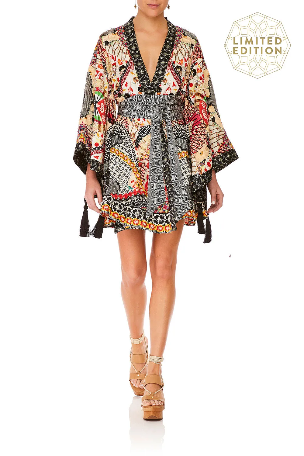 KIMONO WRAP DRESS WITH OBI VINTAGE VIXEN