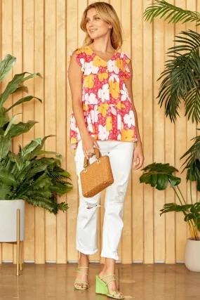 Ladies Emily Wonder Tiered Babydoll Top - T10236 - FINAL SALE