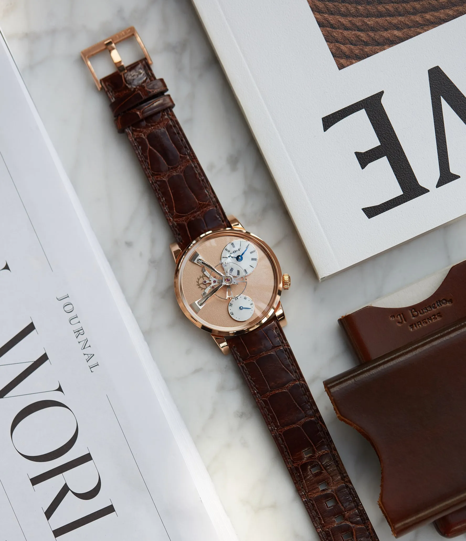 Legacy Machine LM101 | Frost Dial | Rose Gold
