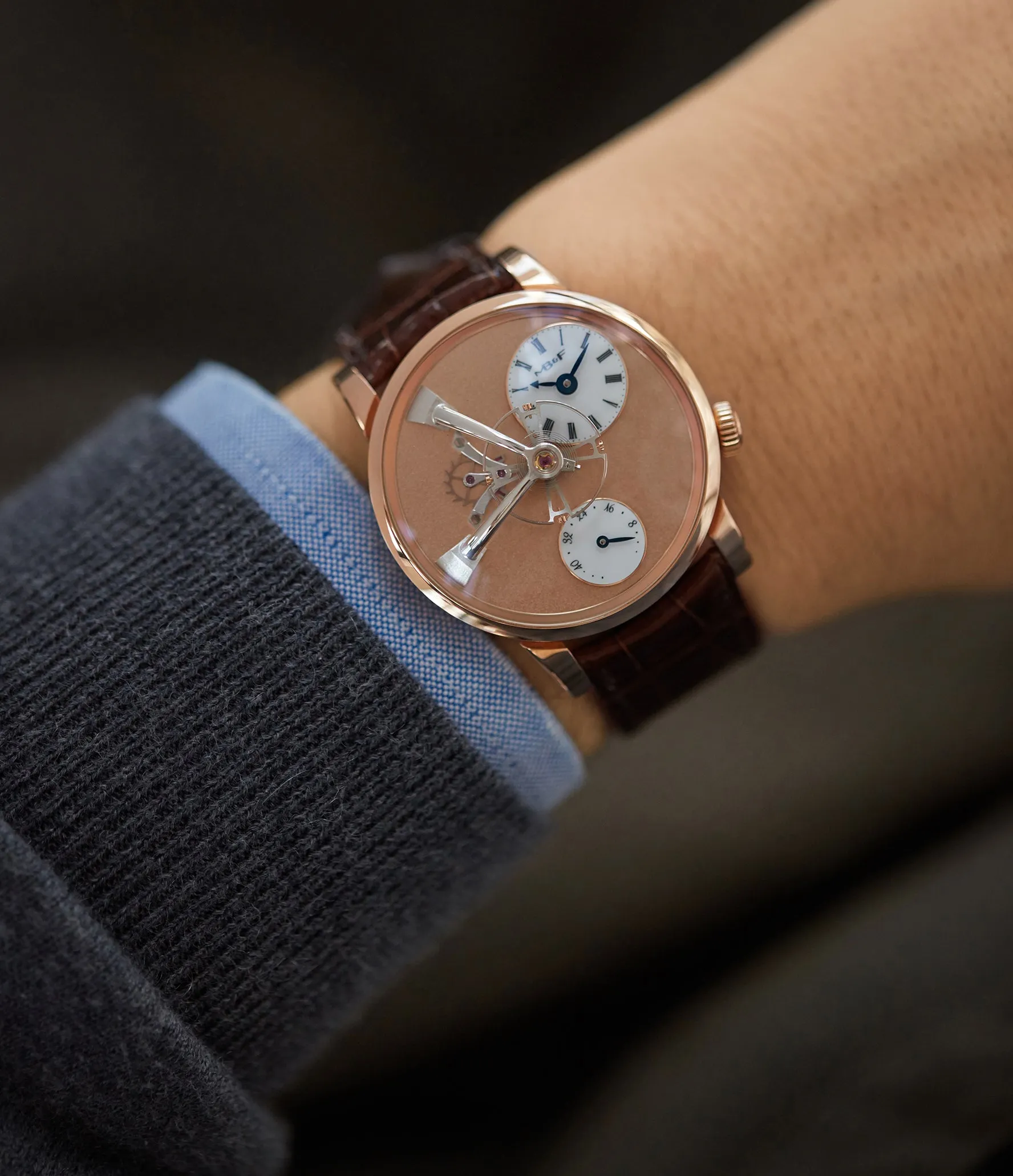 Legacy Machine LM101 | Frost Dial | Rose Gold