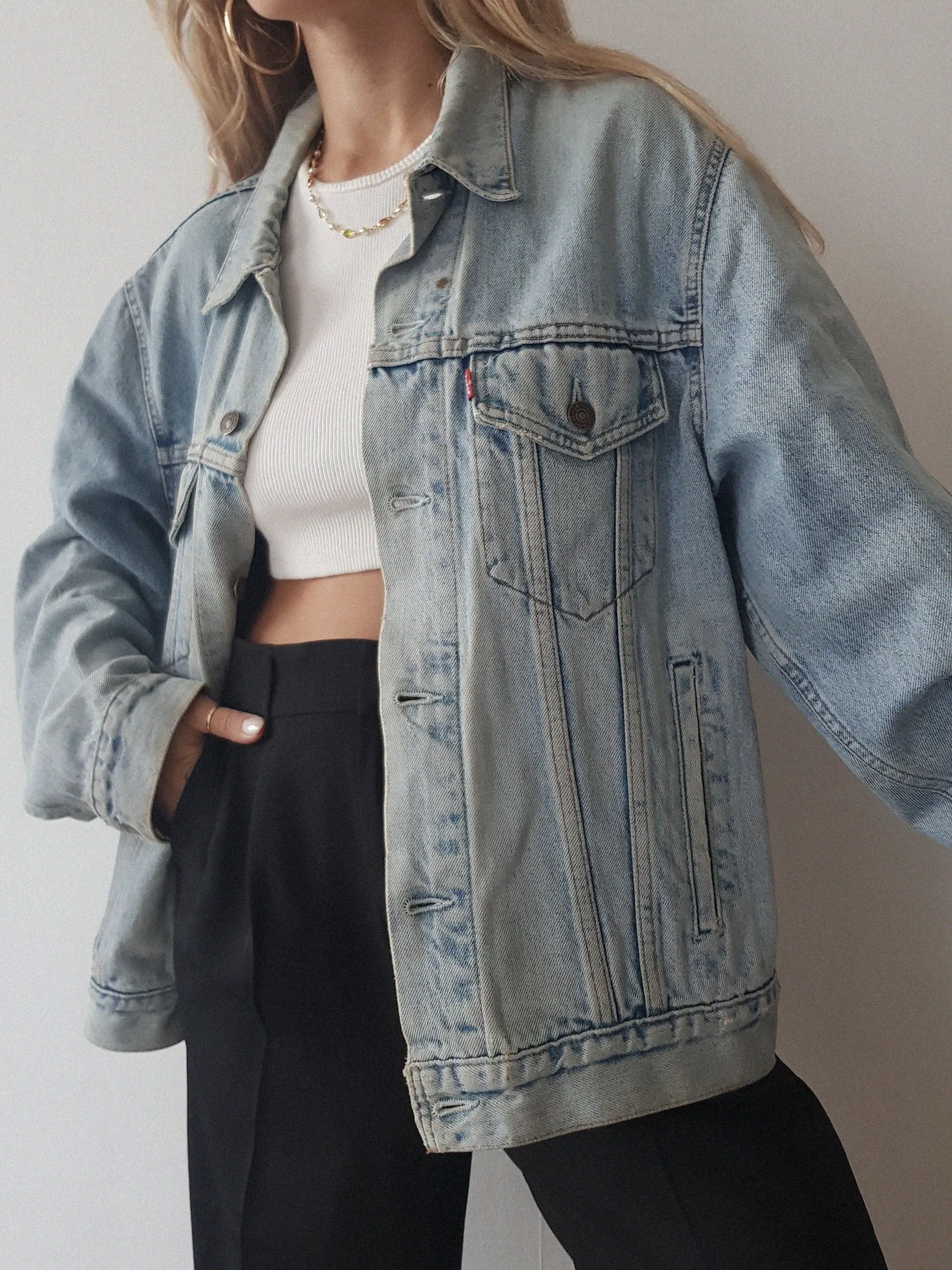 LEVIS COAT // denim 80