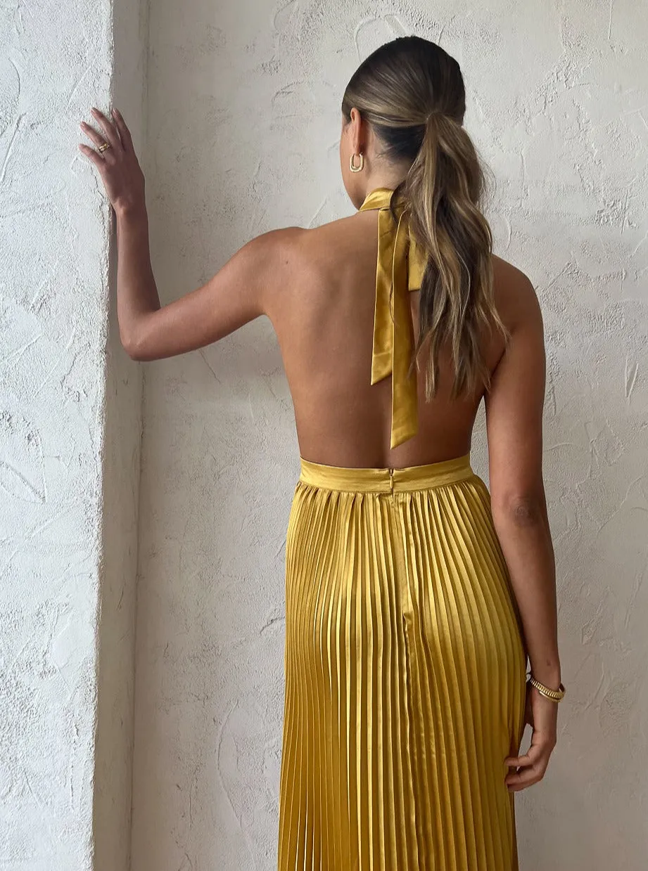 Lidee Renaissance Gown in Marigold