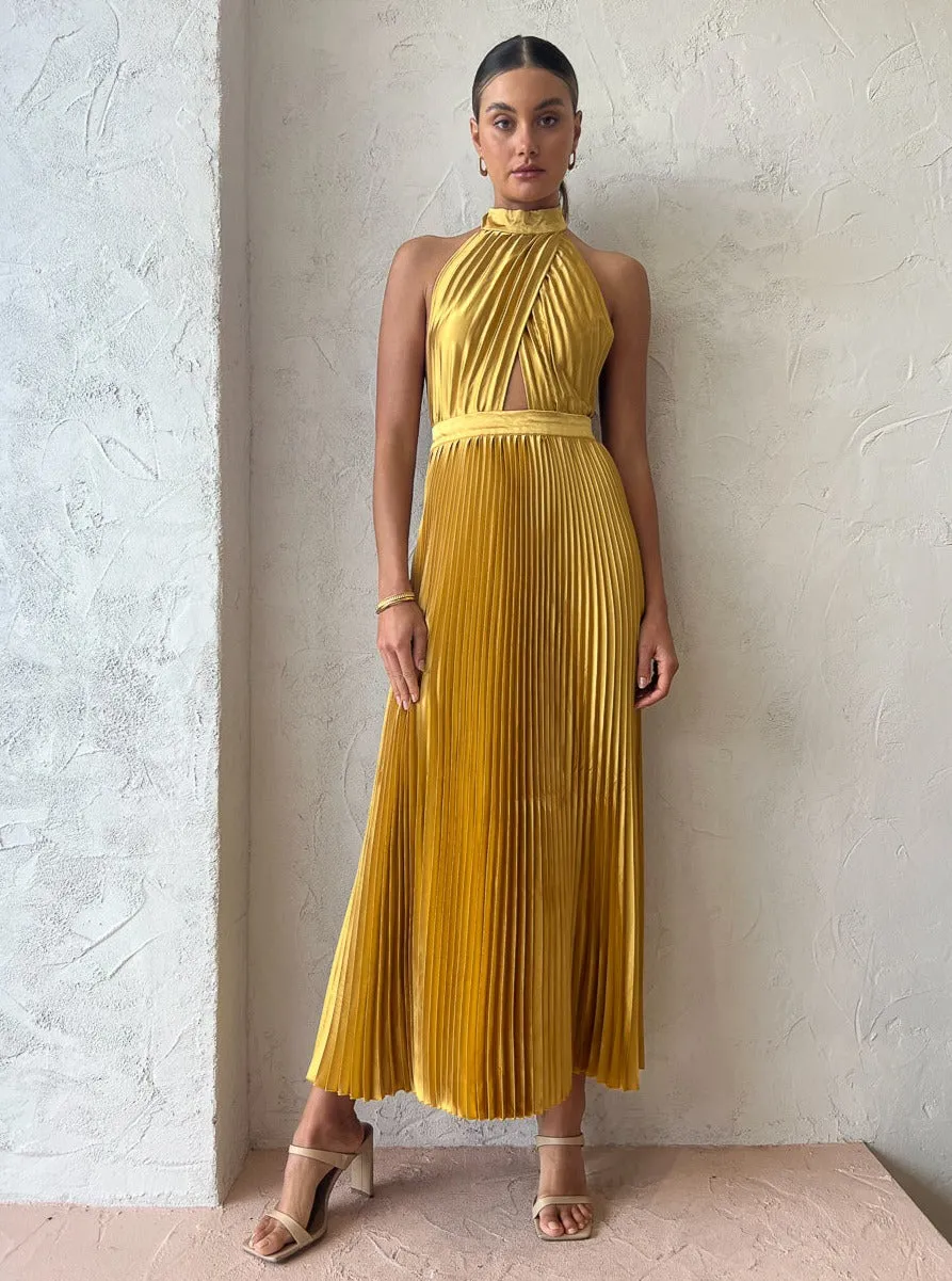 Lidee Renaissance Gown in Marigold