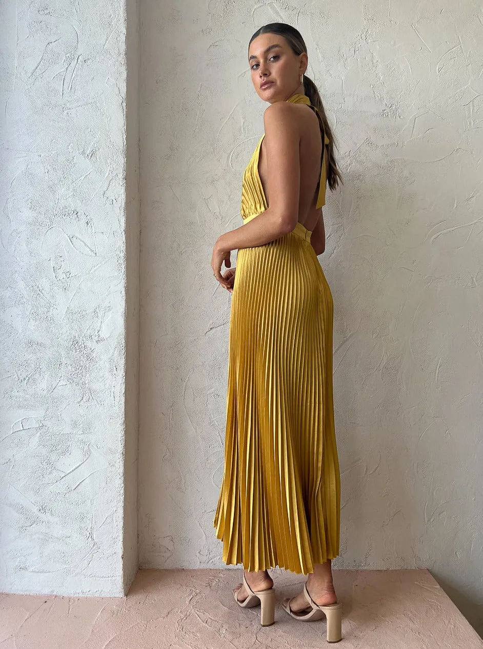 Lidee Renaissance Gown in Marigold