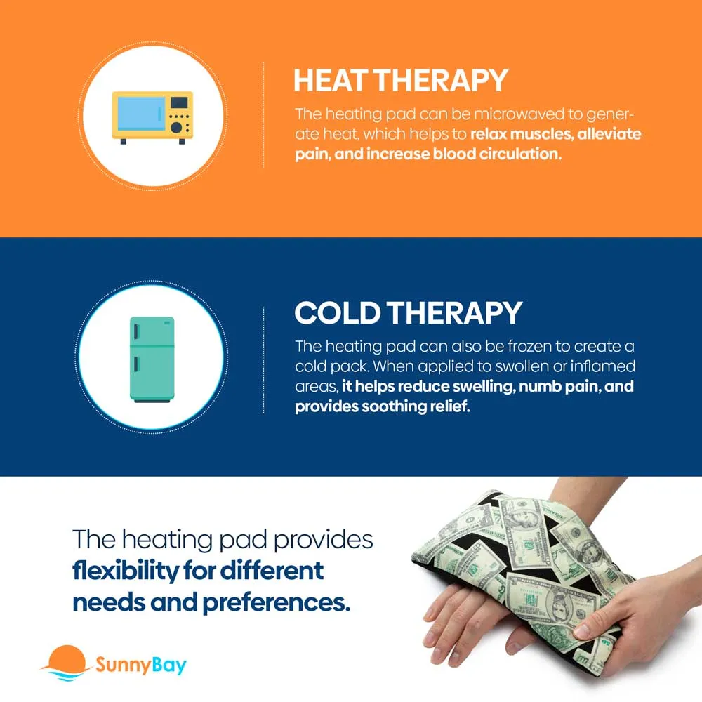 Limited Edition - Small Heating Pad Microwavable - Moist Hot Compress (Lucky Money)