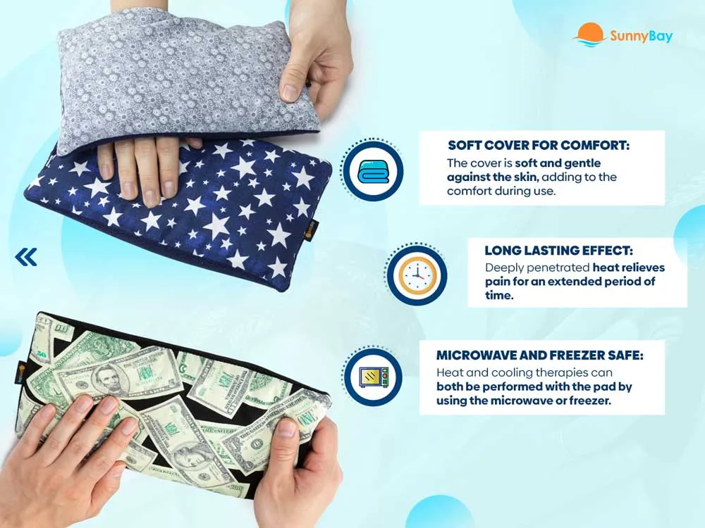 Limited Edition - Small Heating Pad Microwavable - Moist Hot Compress (Lucky Money)