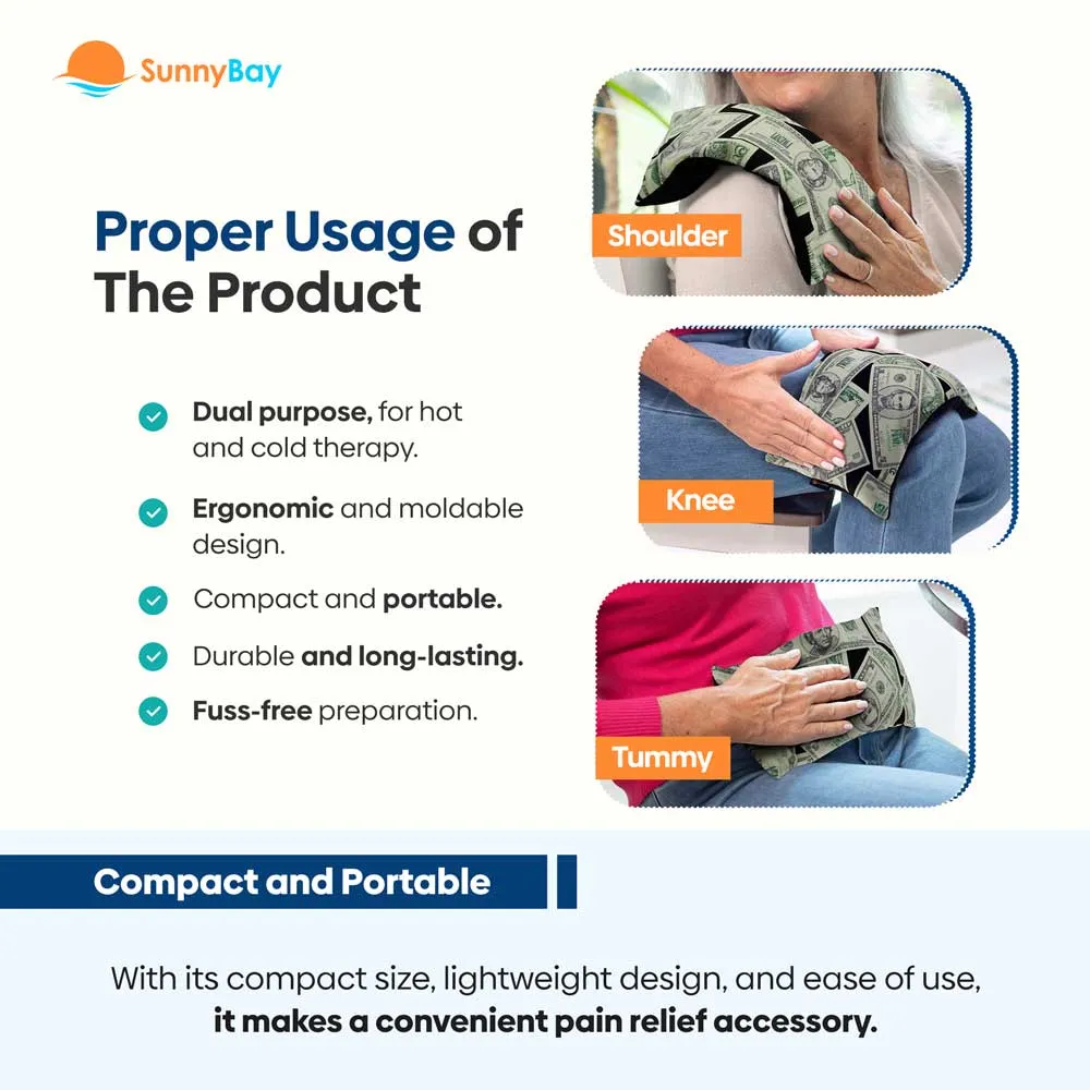 Limited Edition - Small Heating Pad Microwavable - Moist Hot Compress (Lucky Money)