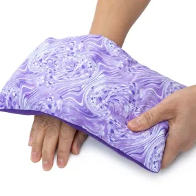 Limited Edition - Small Heating Pad Microwavable - Moist Hot Compress (Purple Waves)