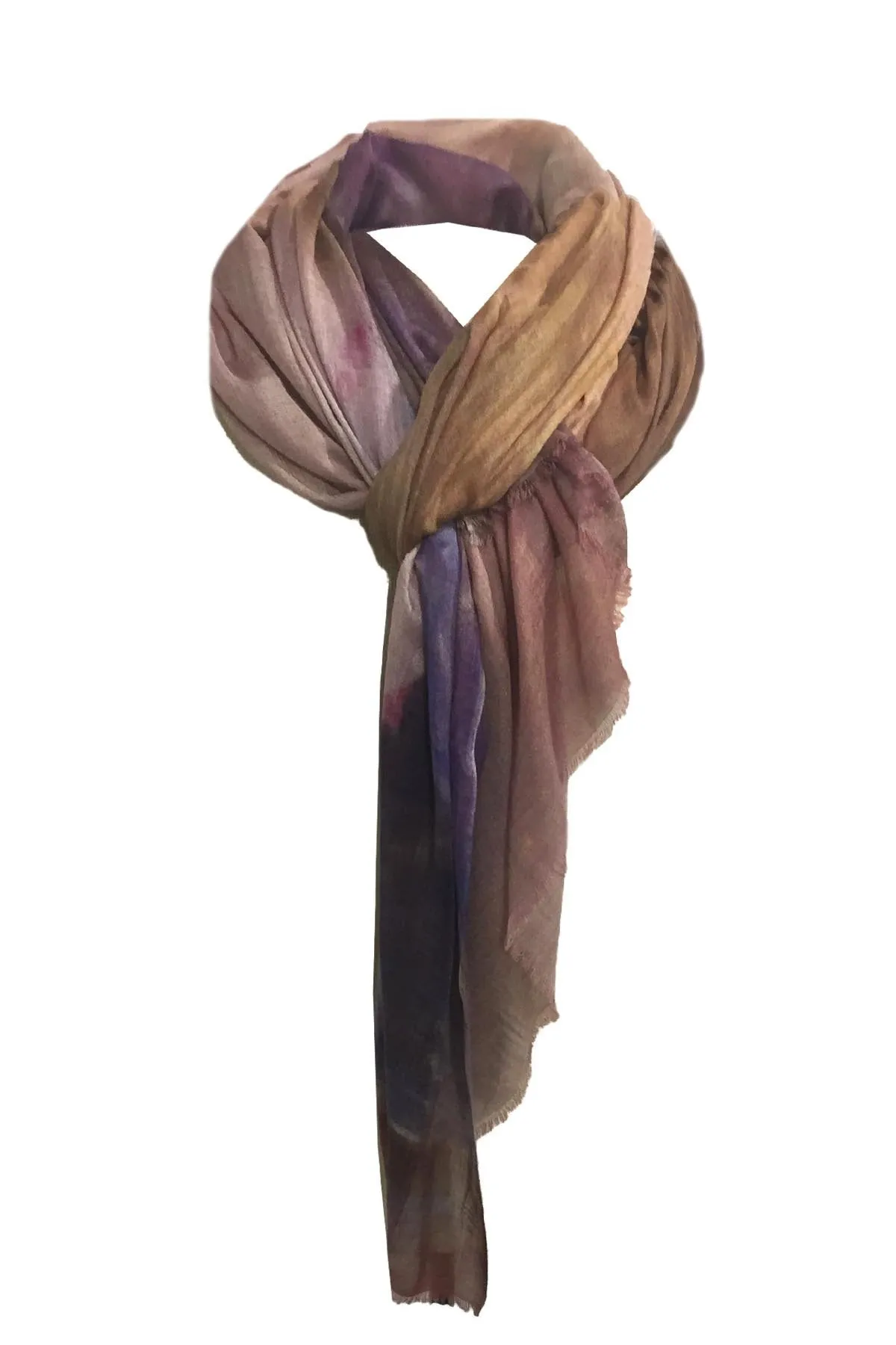 Luxury Scarf Wrap, Horizon Scarf in cashmere blend