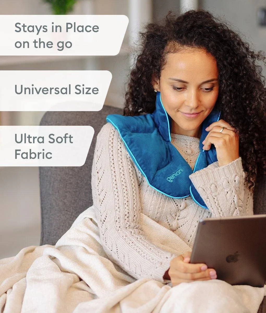 Magma Microwavable Heating Pad for Shoulders and Neck Space Blue