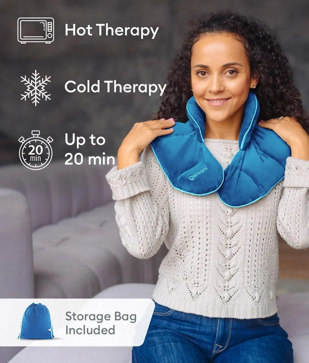 Magma Microwavable Heating Pad for Shoulders and Neck Space Blue