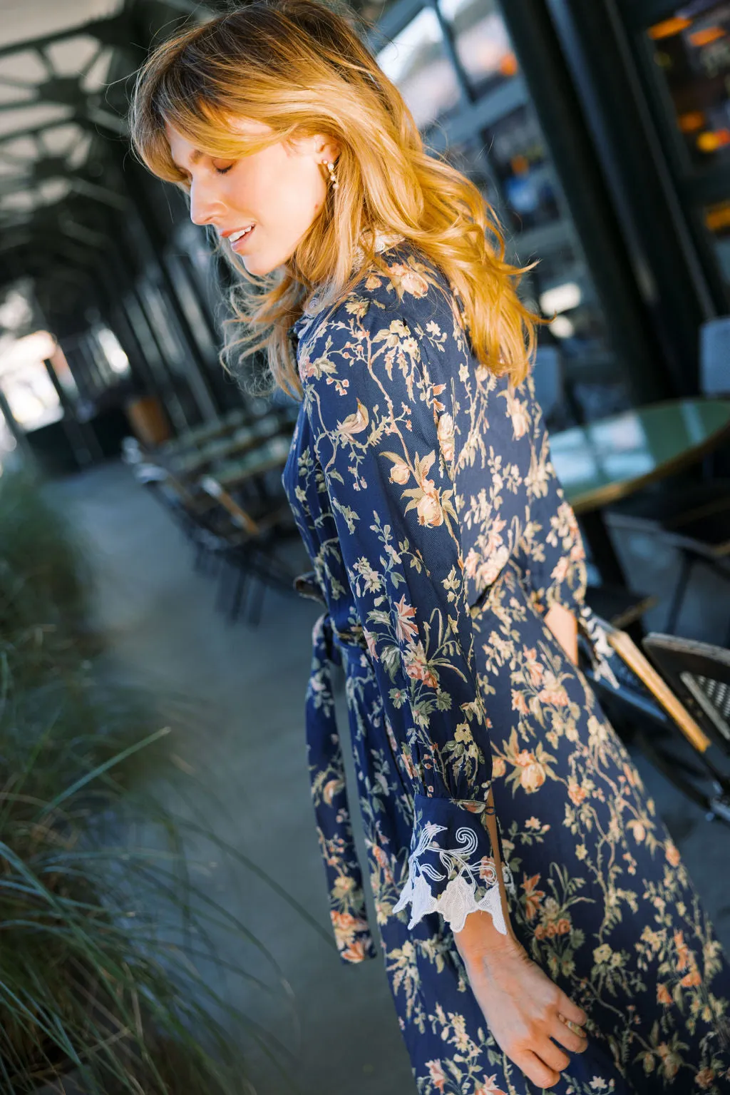 MASON'S DAUGHTER Samantha Shirt Dress, Heirloom Bouquet Viscose Twill