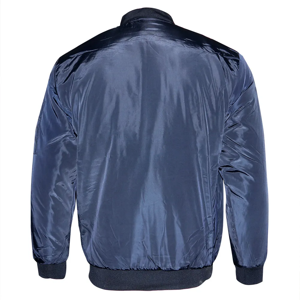 Mens Zip Bomber Jacket Side Pockets Zipper Adventures Regular Fit