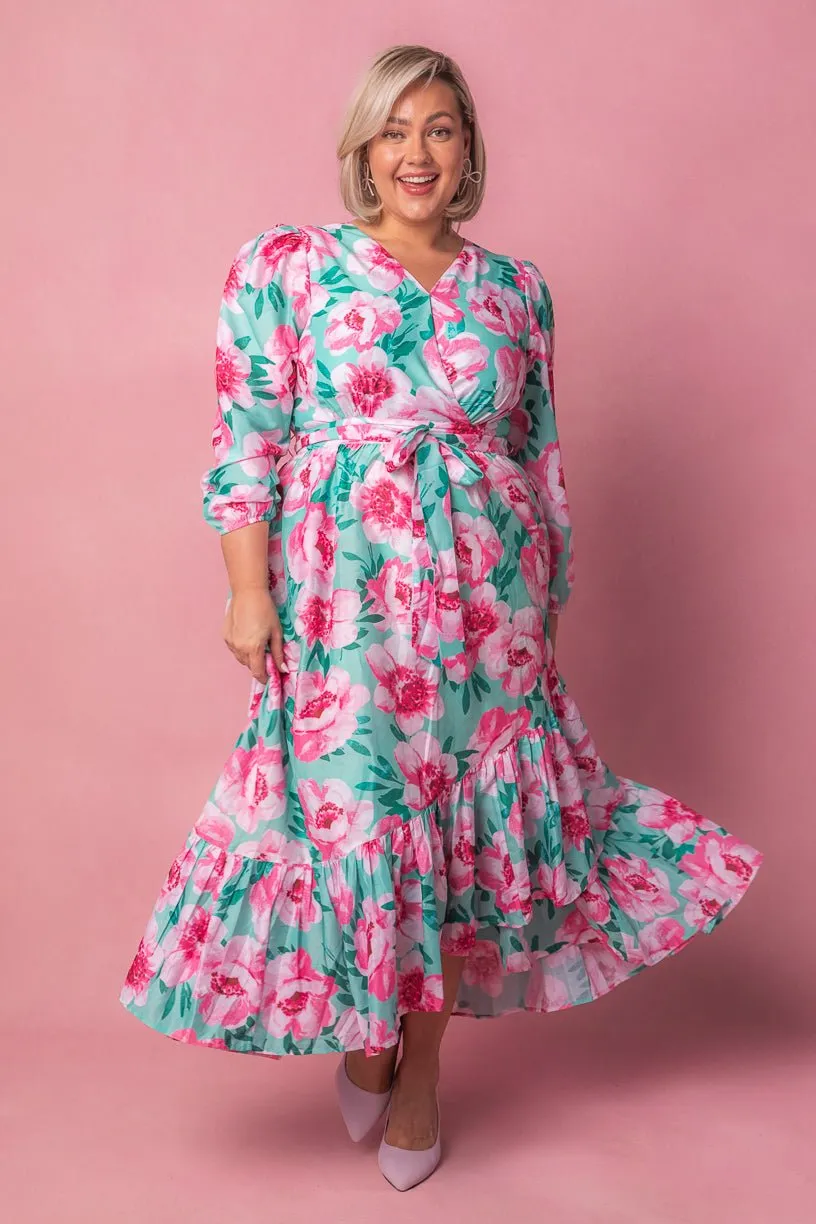 Mi Amor Dress in Green - FINAL SALE