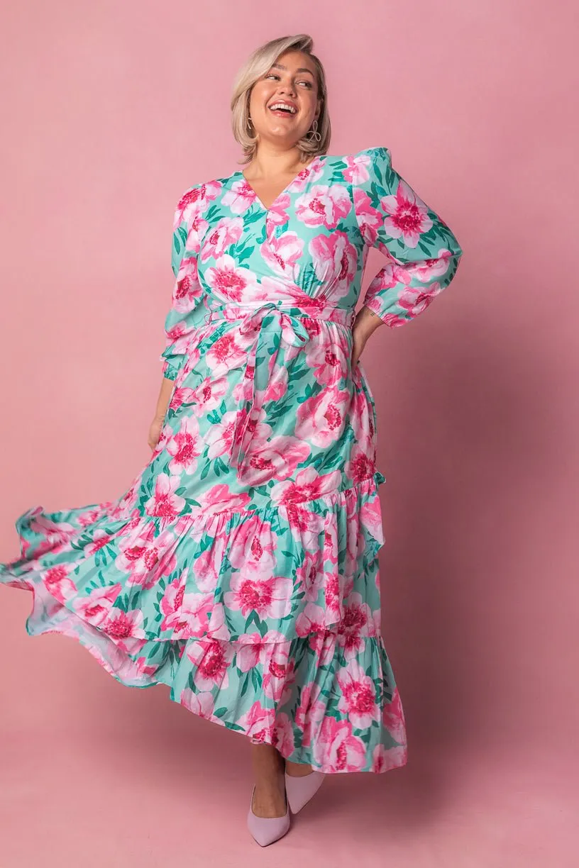 Mi Amor Dress in Green - FINAL SALE