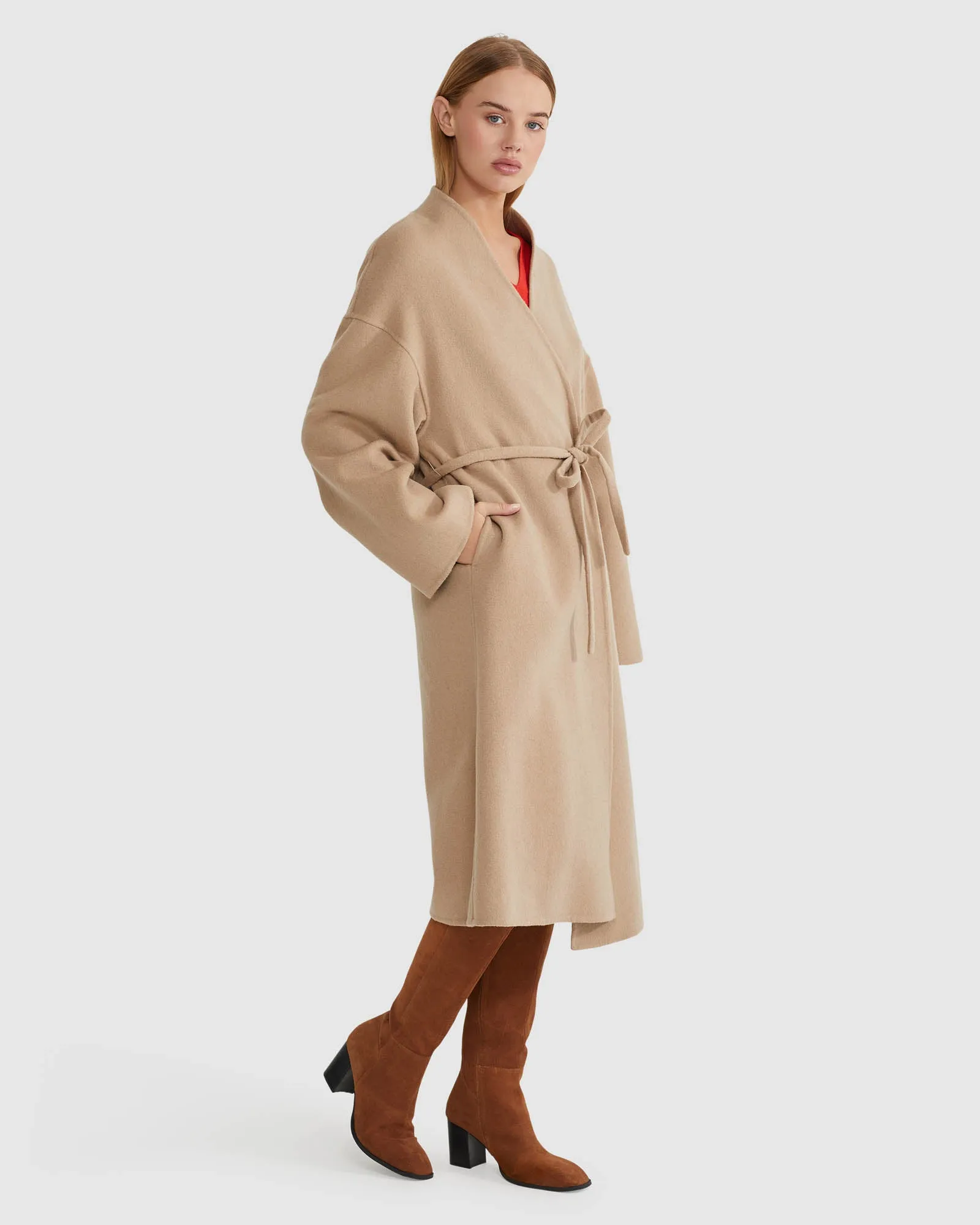 Mira Wool Rich Unlined Coat