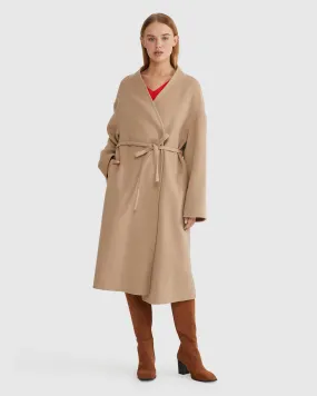 Mira Wool Rich Unlined Coat