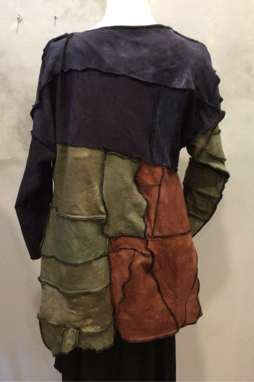 Multi color Hand made Patchwork Tunic
