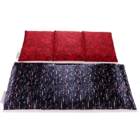 Natural Healing Cold or Heat Wrap. Patriotic Red, White and Blue Cover