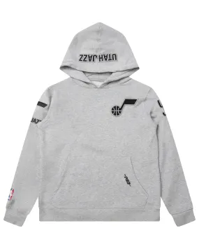 NBA UTAH JAZZ CLASSIC BIG BOYS FLC PO HOODIE (HEATHER GREY)