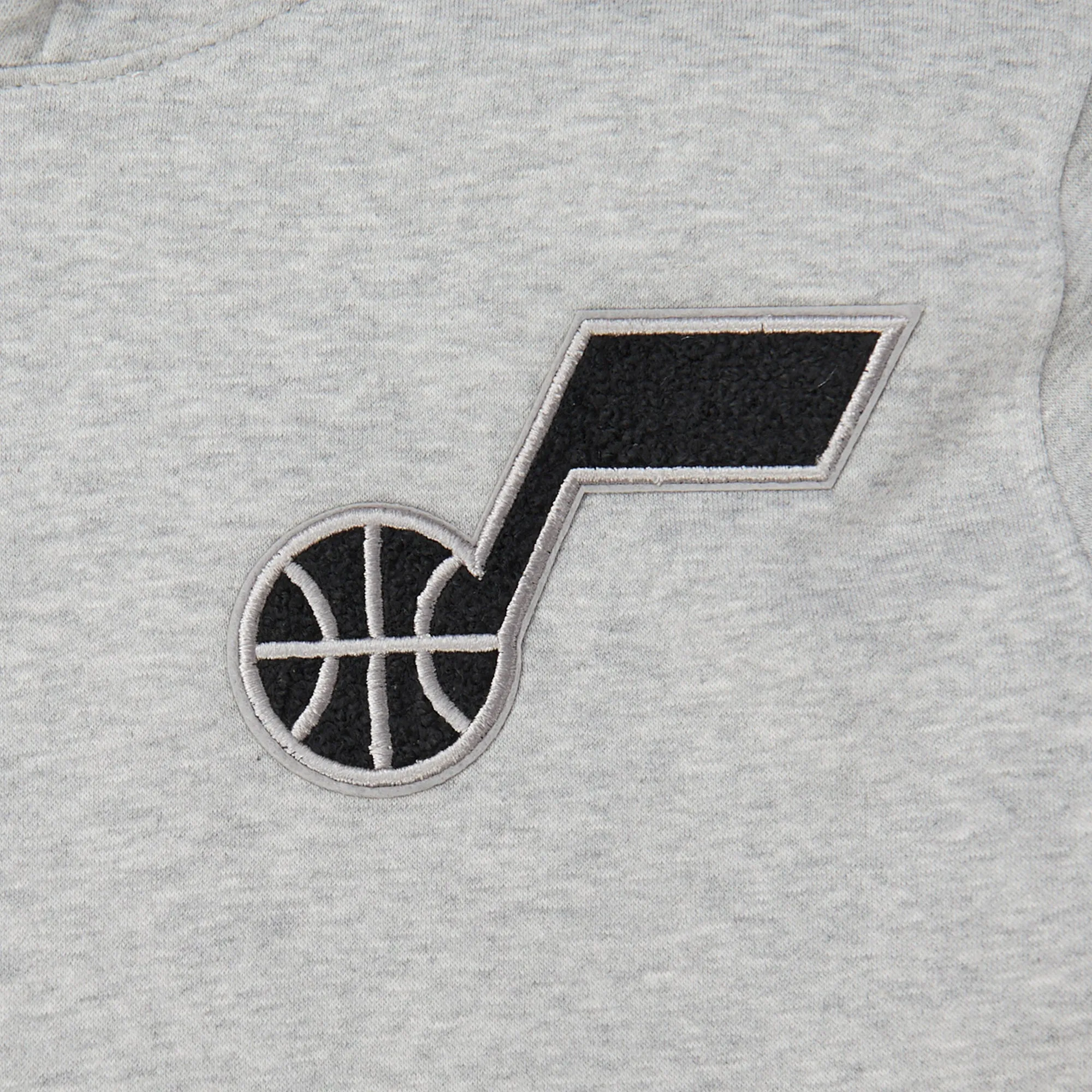 NBA UTAH JAZZ CLASSIC BIG BOYS FLC PO HOODIE (HEATHER GREY)