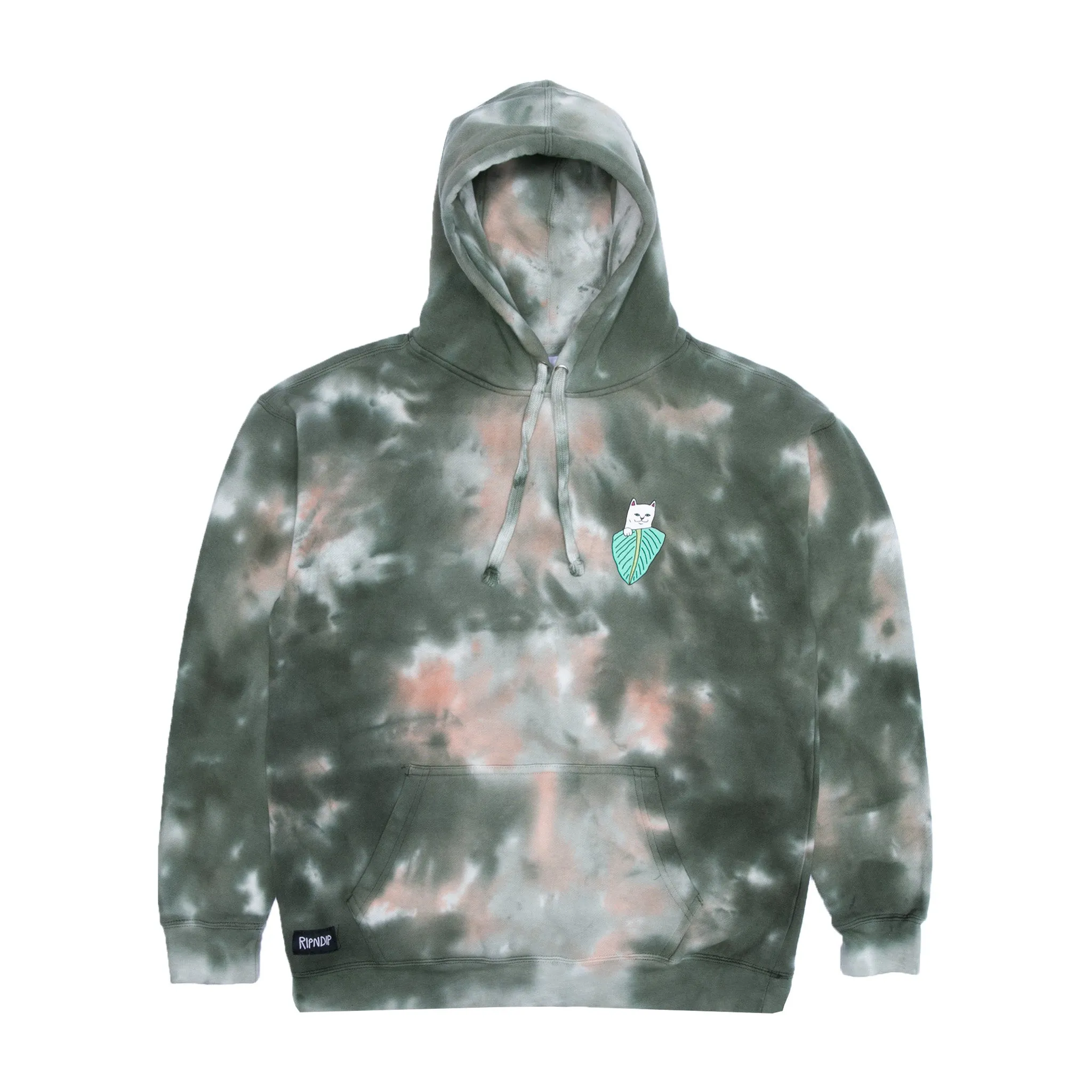Nermal Portrait Hoodie (Olive/Orange)