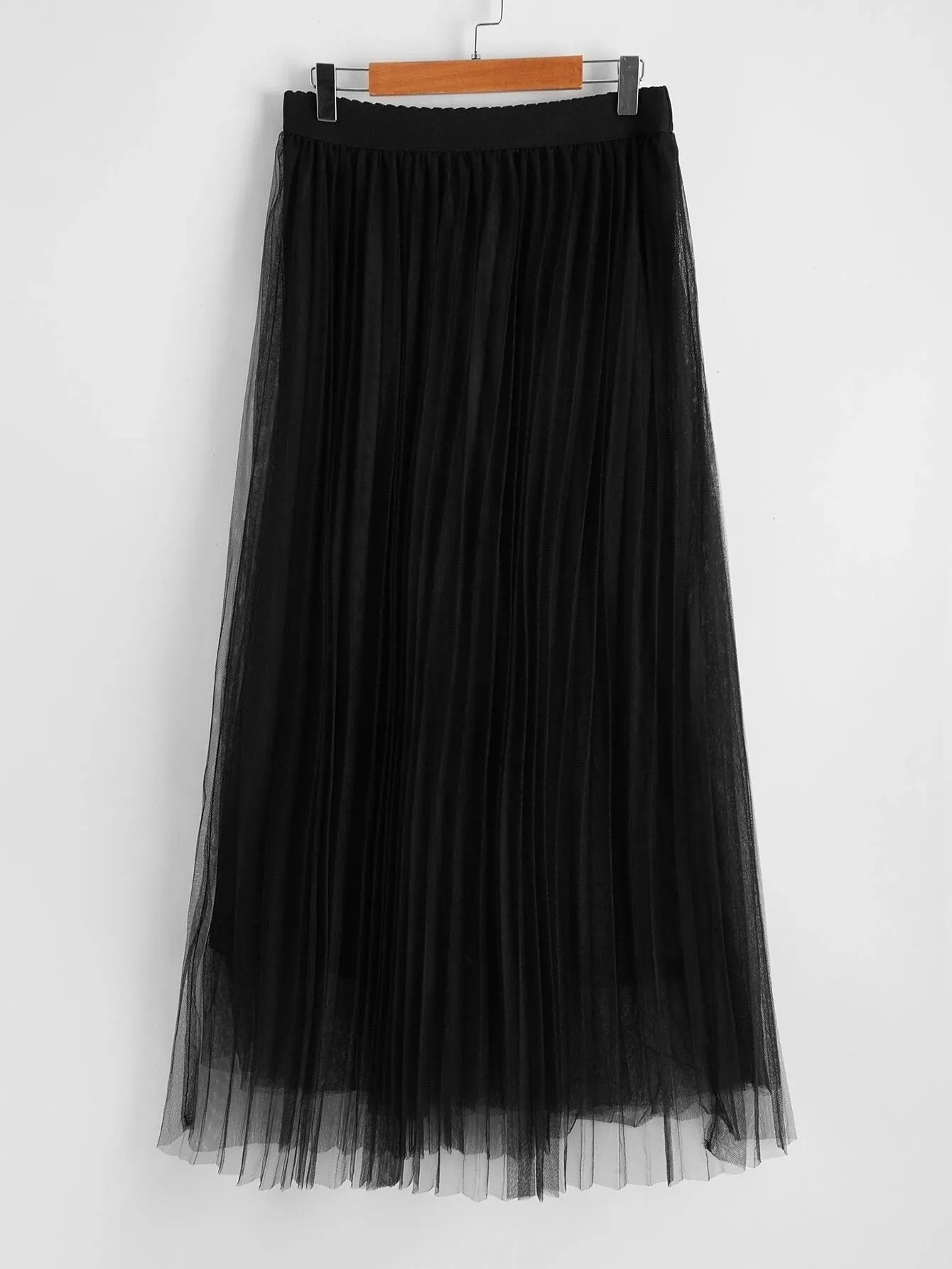 NEW black tulle skirt, fits 10-12-14