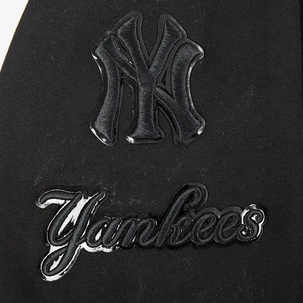 NEW YORK YANKEES TRIPLE BLACK LITTLE BOYS FLC PO HOODIE (BLACK)