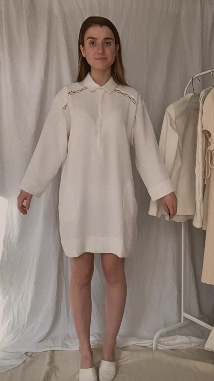 NWT IRO White Shirt Dress - M/L