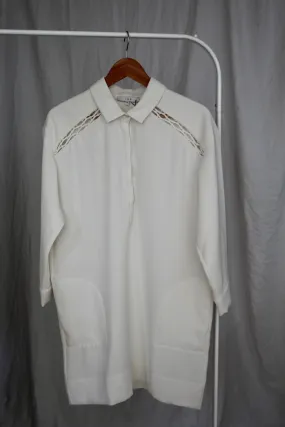 NWT IRO White Shirt Dress - M/L